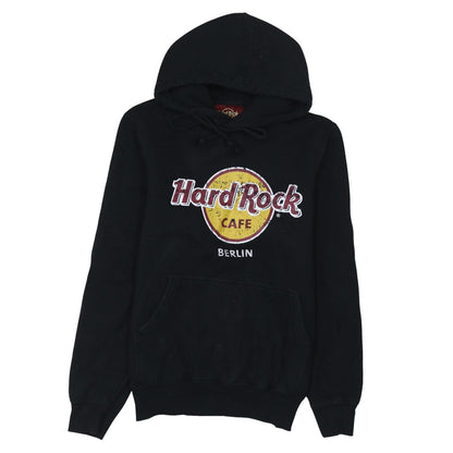 Womens UK Size M Hard Rock Cafe Black Pullover Hoodie
