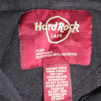 Womens UK Size M Hard Rock Cafe Black Pullover Hoodie
