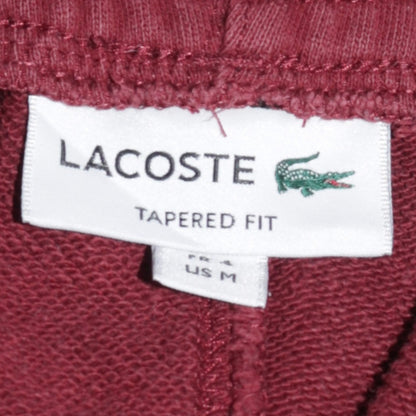 Mens UK Size M Lacoste Tapered Fit Sweatpants Brown Trousers