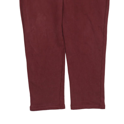 Mens UK Size M Lacoste Tapered Fit Sweatpants Brown Trousers