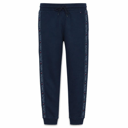 Boys UK Size S Tommy Hilfiger Regular Fit Jogger Blue Trousers
