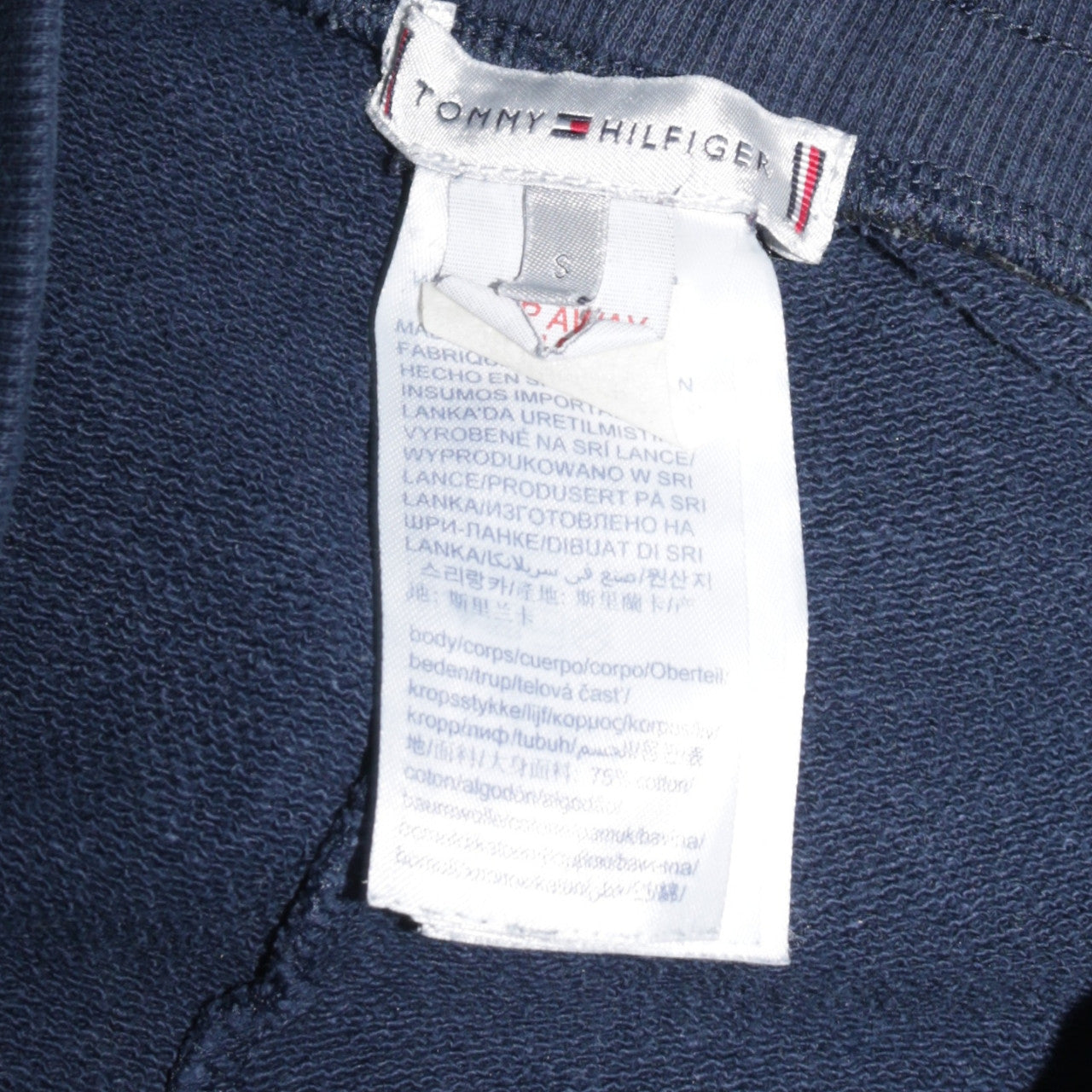 Boys UK Size S Tommy Hilfiger Regular Fit Jogger Blue Trousers