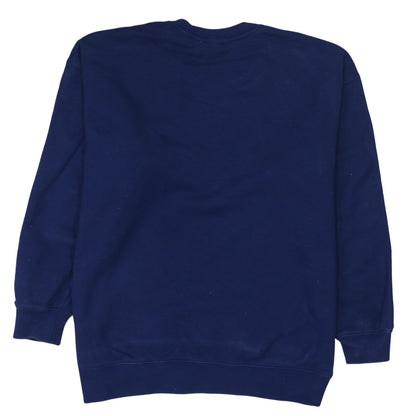 Womens UK Size 14 adidas Blue Pullover Sweatshirt