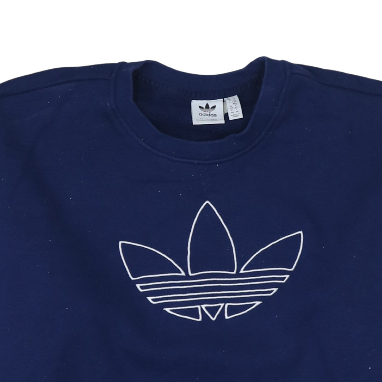 Womens UK Size 14 adidas Blue Pullover Sweatshirt