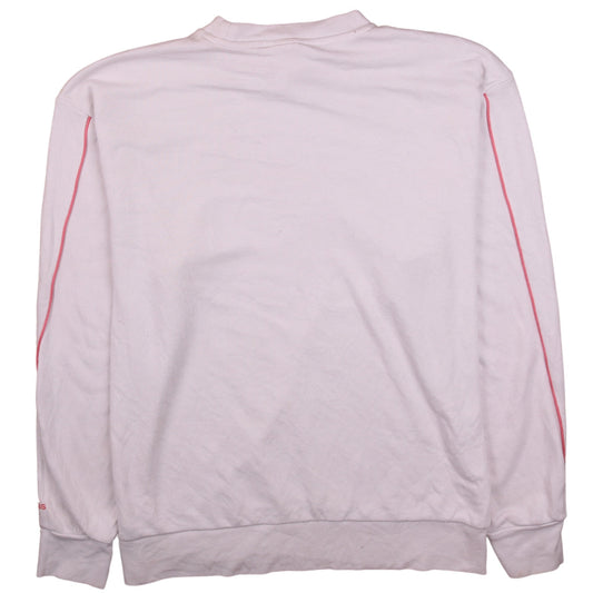 Womens UK Size L adidas Pink Pullover Sweatshirt