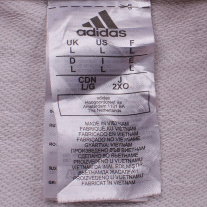 Womens UK Size L adidas Pink Pullover Sweatshirt