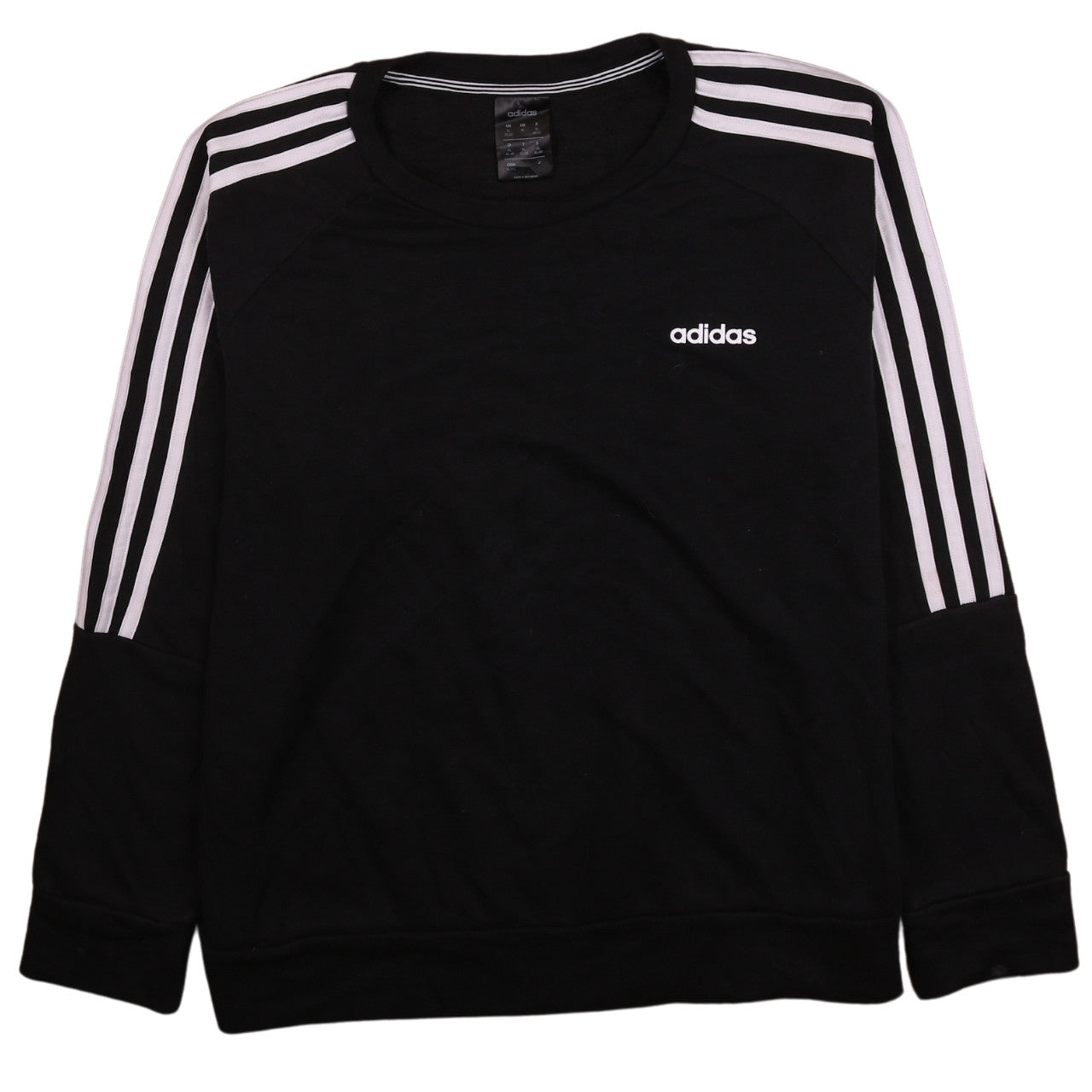 Womens UK Size 20 adidas Black Pullover Sweatshirt