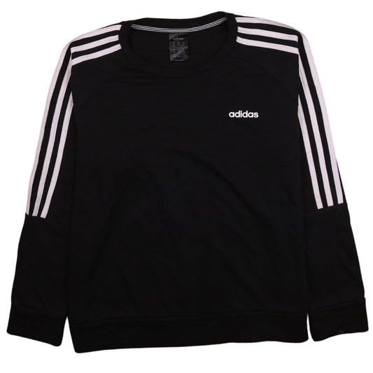 Womens UK Size 20 adidas Black Pullover Sweatshirt