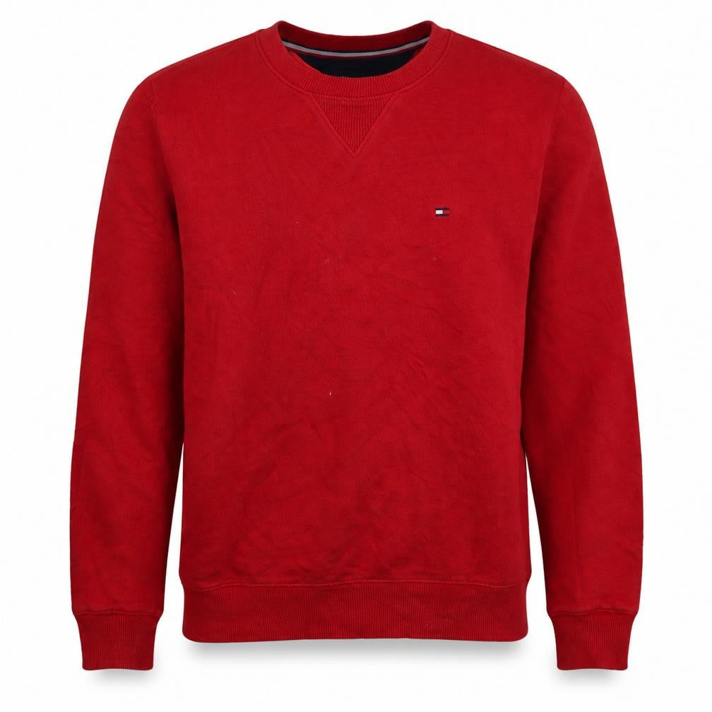 Mens UK Size XS Tommy Hilfiger Red Pullover Sweatshirt