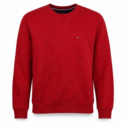 Mens UK Size XS Tommy Hilfiger Red Pullover Sweatshirt