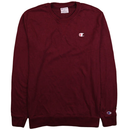 Mens UK Size M Champion Red Pullover Sweatshirt