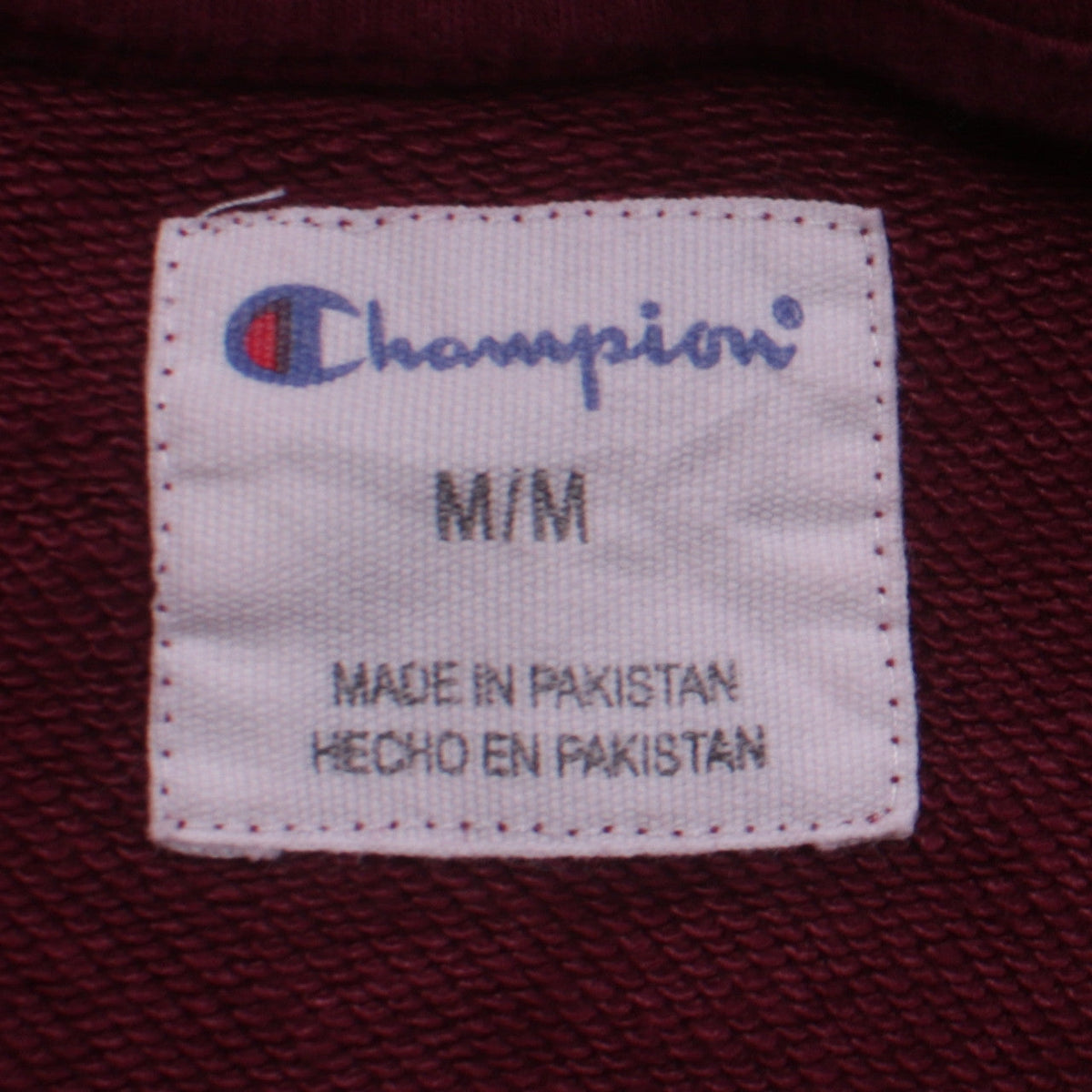 Mens UK Size M Champion Red Pullover Sweatshirt