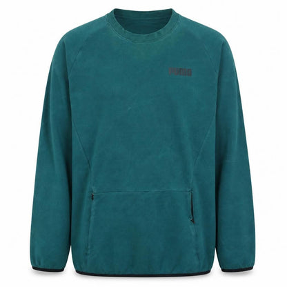 Mens UK Size XL PUMA Green Pullover Sweatshirt
