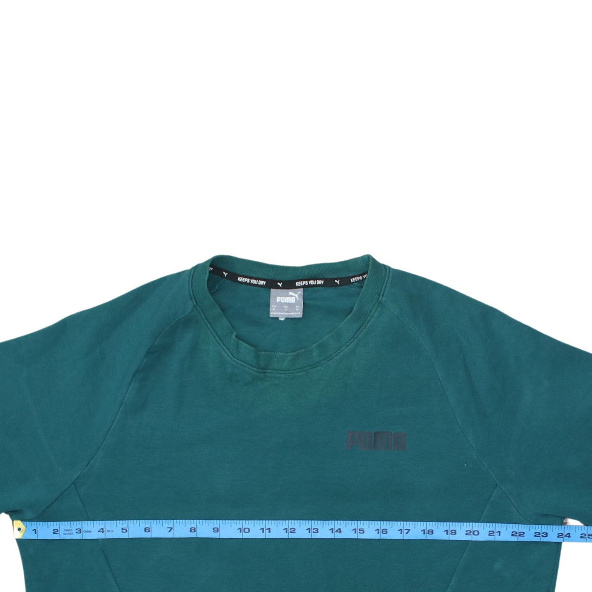 Mens UK Size XL PUMA Green Pullover Sweatshirt