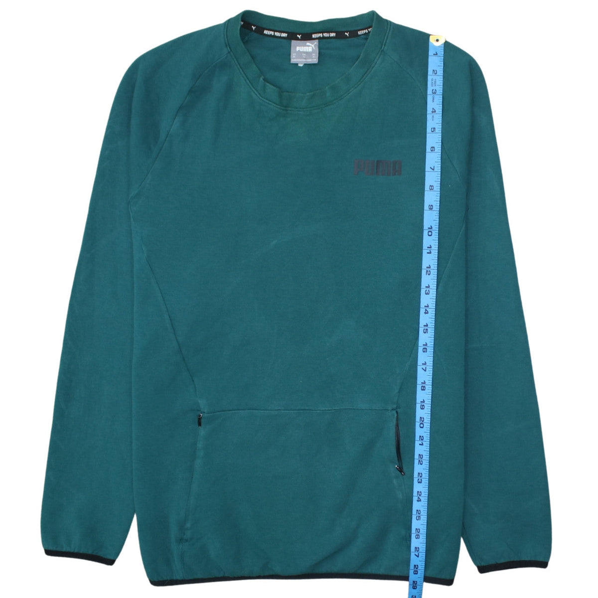 Mens UK Size XL PUMA Green Pullover Sweatshirt