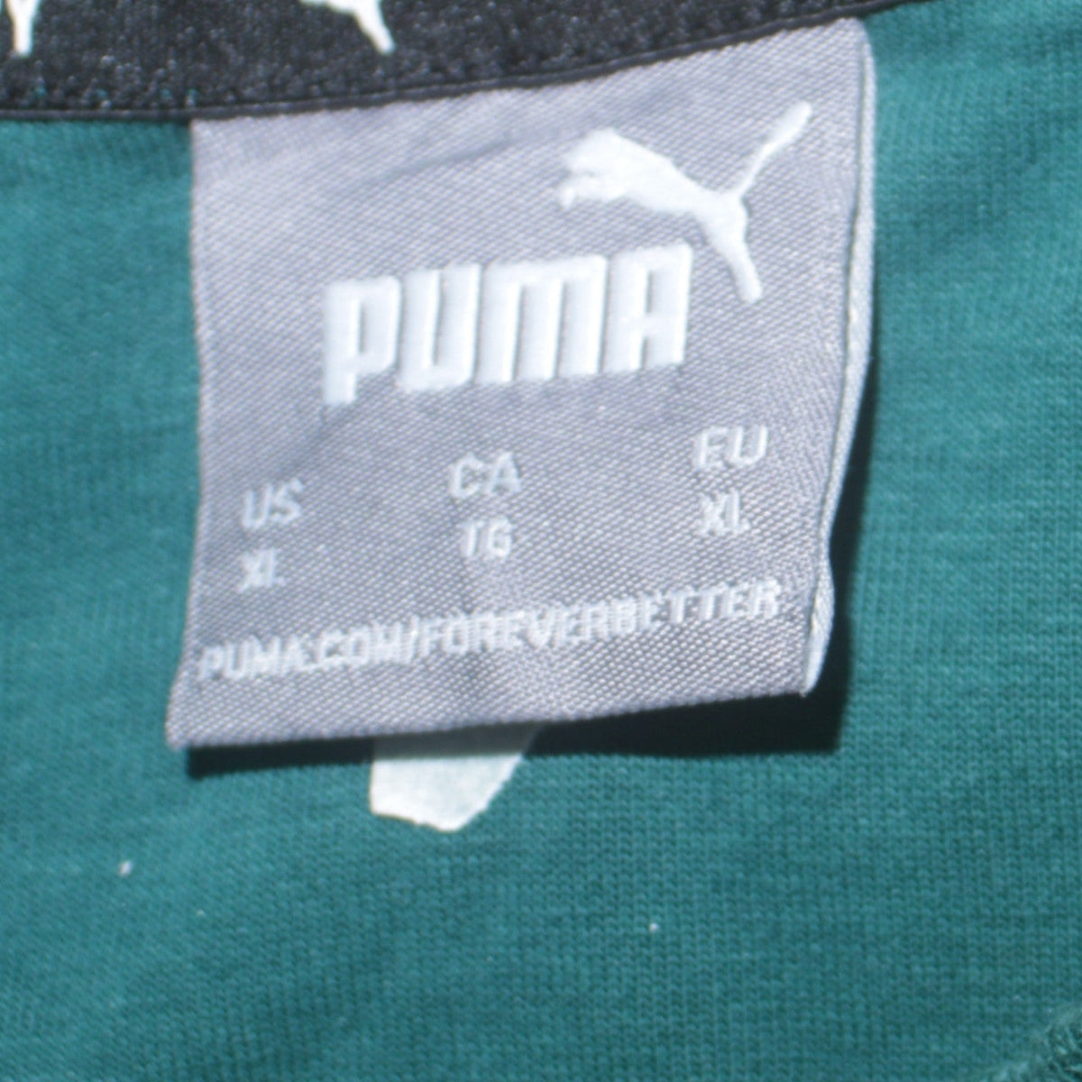 Mens UK Size XL PUMA Green Pullover Sweatshirt