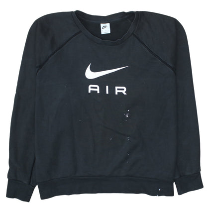 Mens UK Size M Nike Black Pullover Sweatshirt