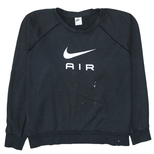 Mens UK Size M Nike Black Pullover Sweatshirt