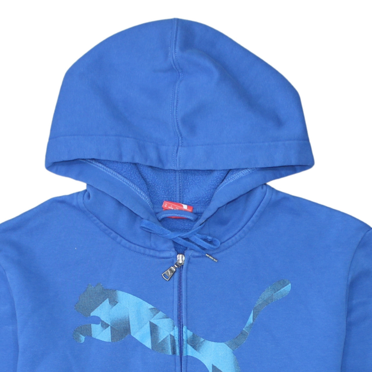 Mens UK Size M PUMA Blue Full Zip Hoodie