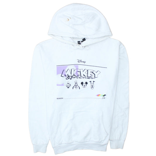 Mens UK Size 2XL Disney White Pullover Hoodie