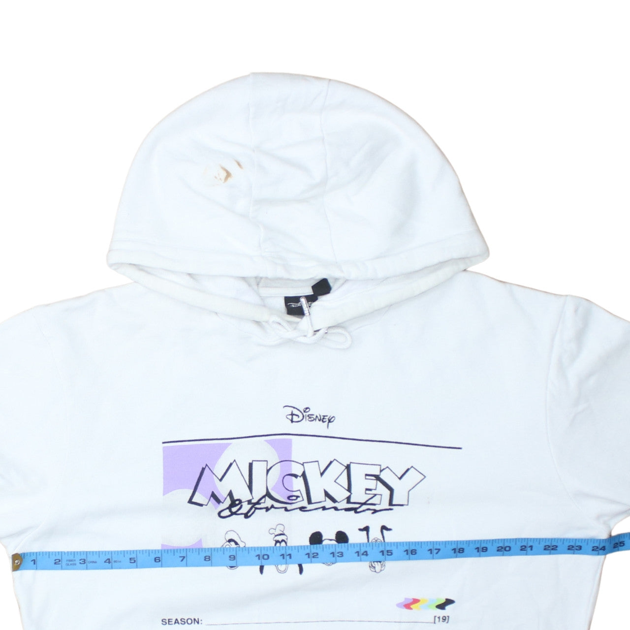 Mens UK Size 2XL Disney White Pullover Hoodie