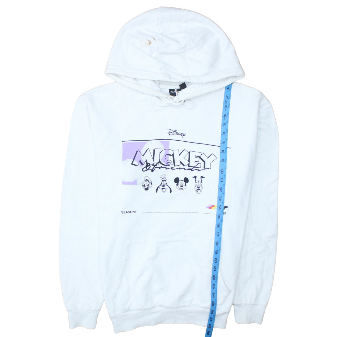 Mens UK Size 2XL Disney White Pullover Hoodie