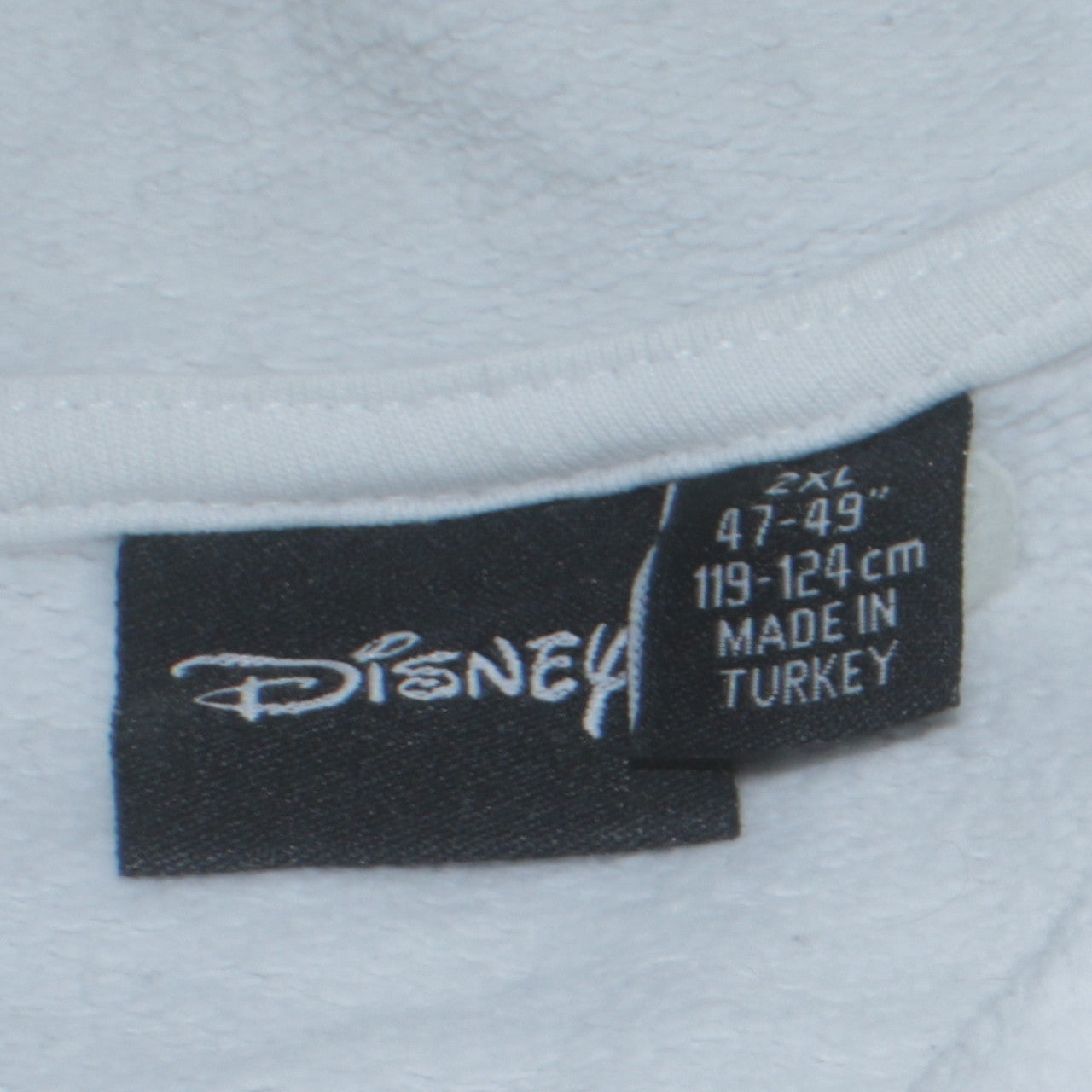 Mens UK Size 2XL Disney White Pullover Hoodie