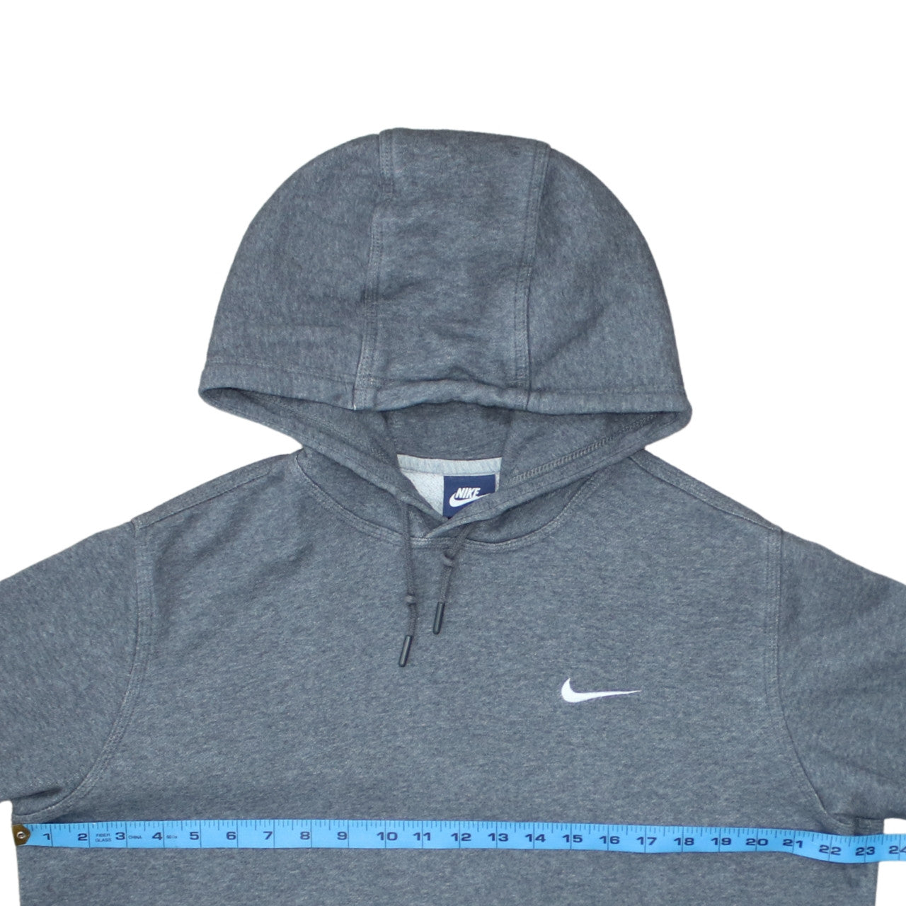 Mens UK Size L Nike Grey Pullover Hoodie