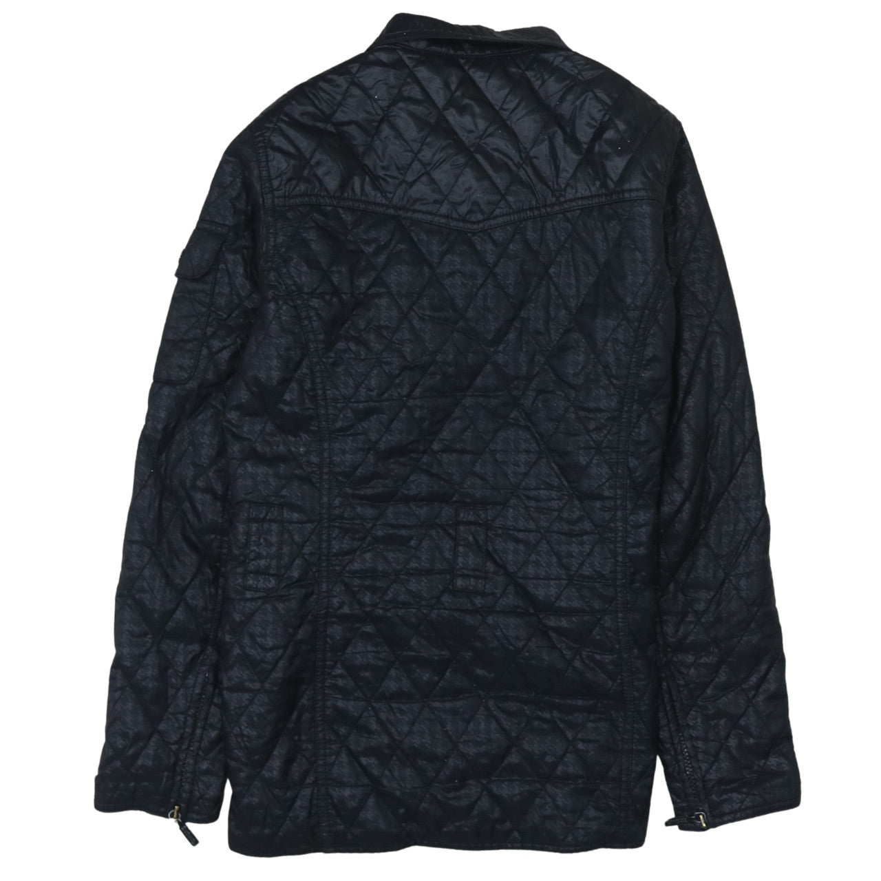Womens UK Size 10 Barbour Black Quilted Coat