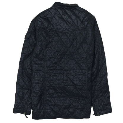Womens UK Size 10 Barbour Black Quilted Coat