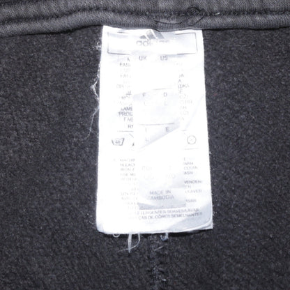 Adidas Men's Black Joggers L Regular Fit Elastic Waist Tapered