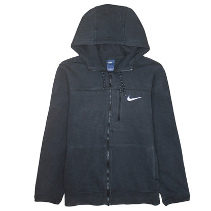 Mens UK Size M Nike Black Full Zip Hoodie
