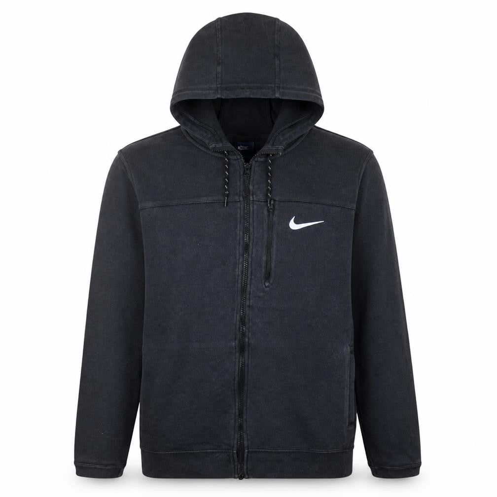 Mens UK Size M Nike Black Full Zip Hoodie