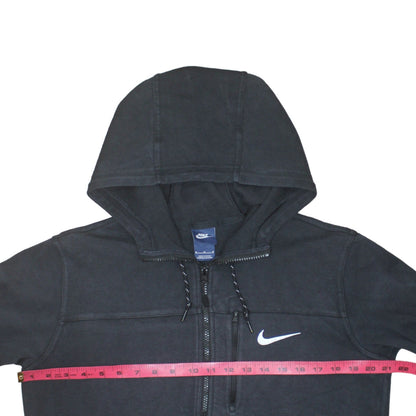 Mens UK Size M Nike Black Full Zip Hoodie