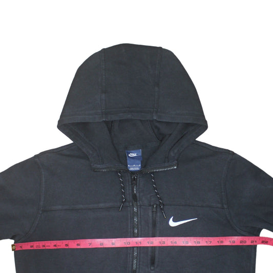Mens UK Size M Nike Black Full Zip Hoodie
