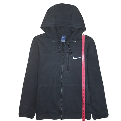 Mens UK Size M Nike Black Full Zip Hoodie