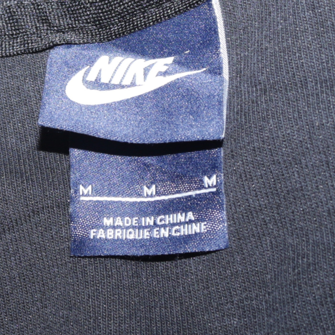 Mens UK Size M Nike Black Full Zip Hoodie
