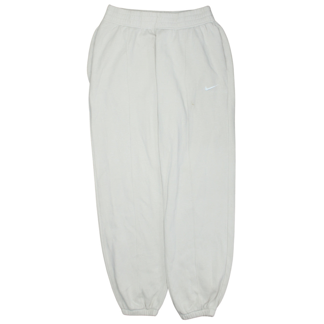 Womens UK Size S Nike Regular Fit Sweatpants White Trousers