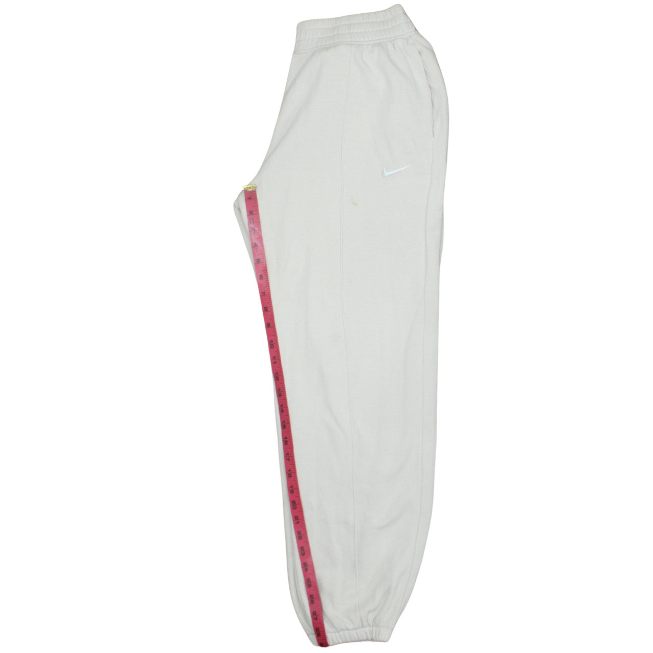 Womens UK Size S Nike Regular Fit Sweatpants White Trousers
