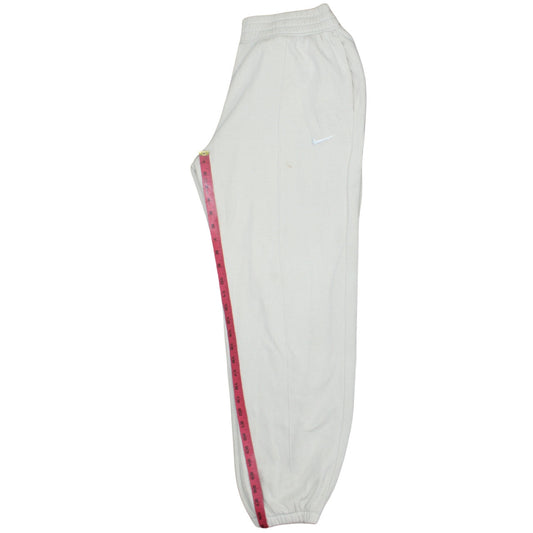 Womens UK Size S Nike Regular Fit Sweatpants White Trousers