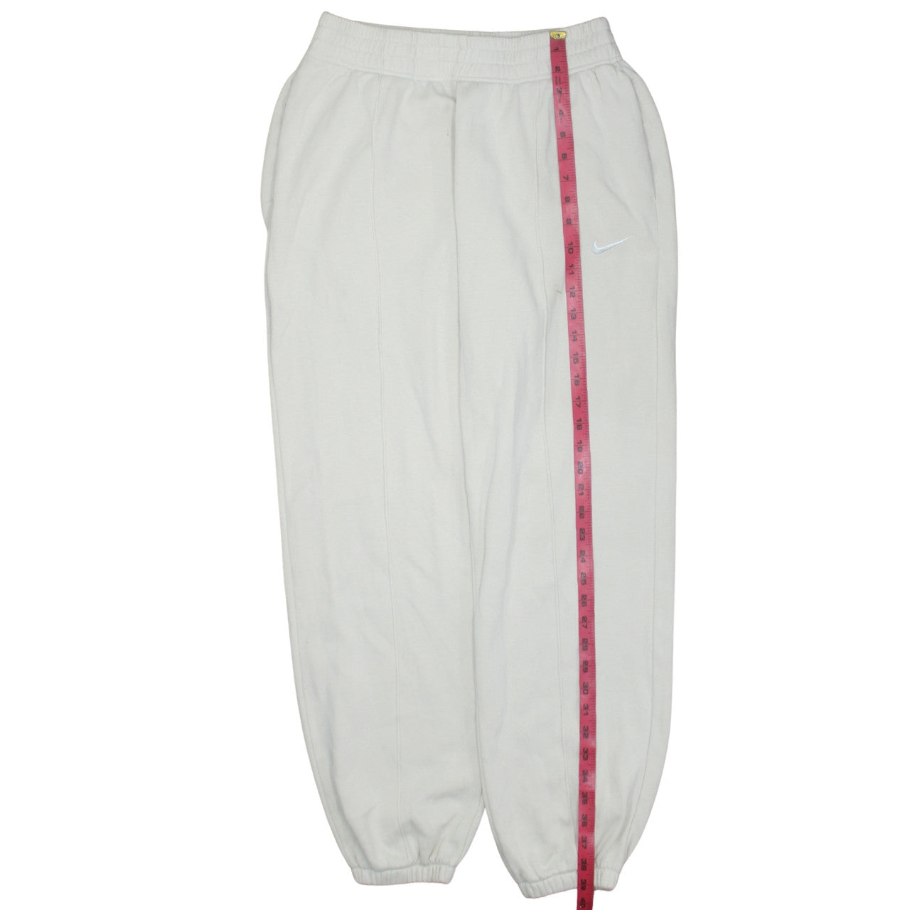 Womens UK Size S Nike Regular Fit Sweatpants White Trousers