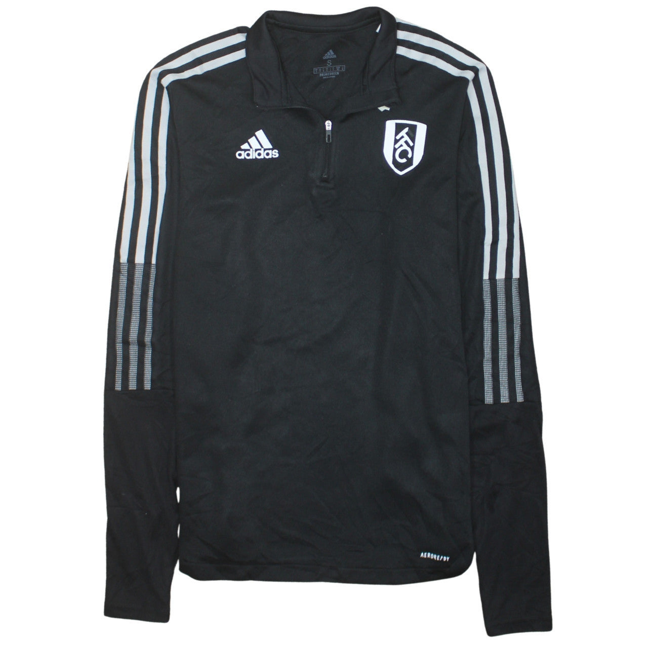 Mens UK Size S adidas Black 1/4 Zip Sweatshirt