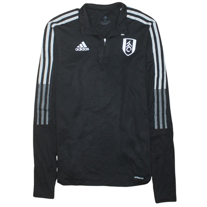 Mens UK Size S adidas Black 1/4 Zip Sweatshirt
