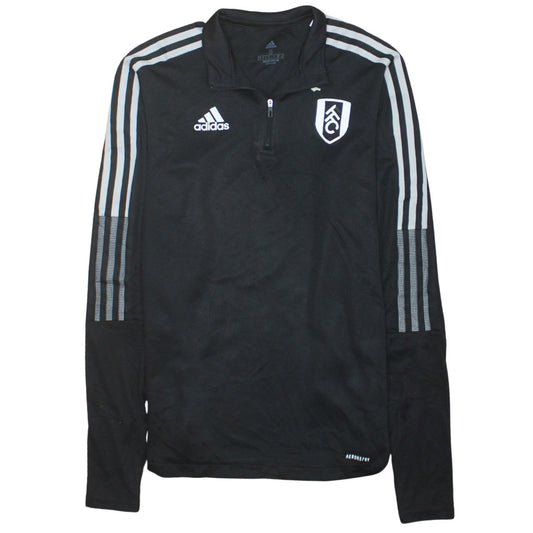 Mens UK Size S adidas Black 1/4 Zip Sweatshirt