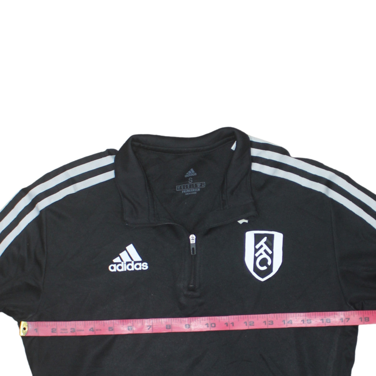 Mens UK Size S adidas Black 1/4 Zip Sweatshirt