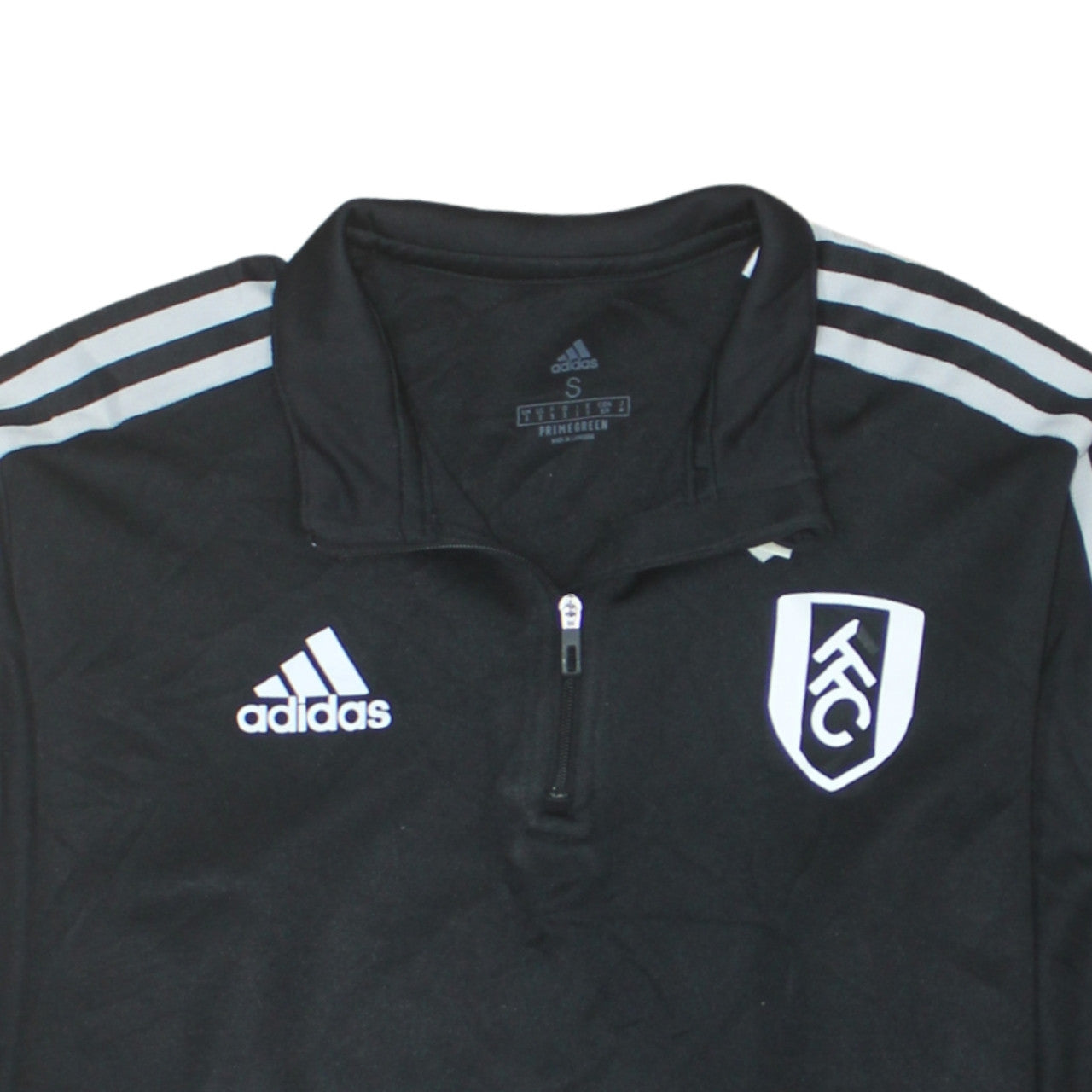 Mens UK Size S adidas Black 1/4 Zip Sweatshirt
