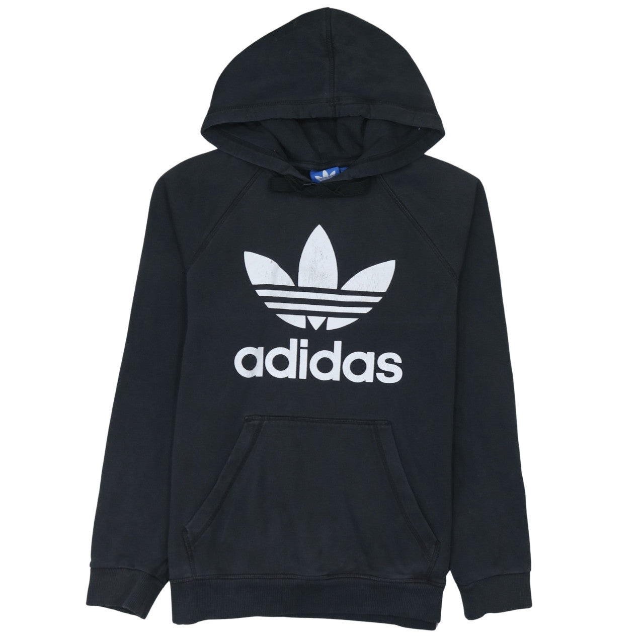 Mens UK Size M adidas Black Pullover Hoodie