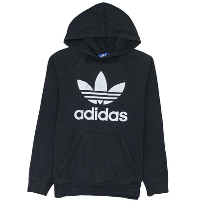 Mens UK Size M adidas Black Pullover Hoodie