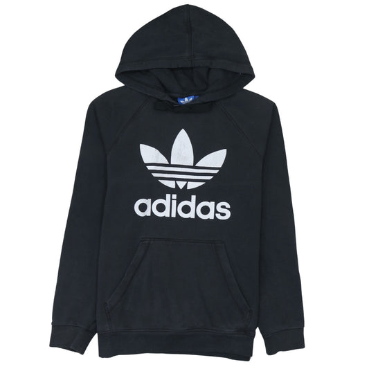 Mens UK Size M adidas Black Pullover Hoodie