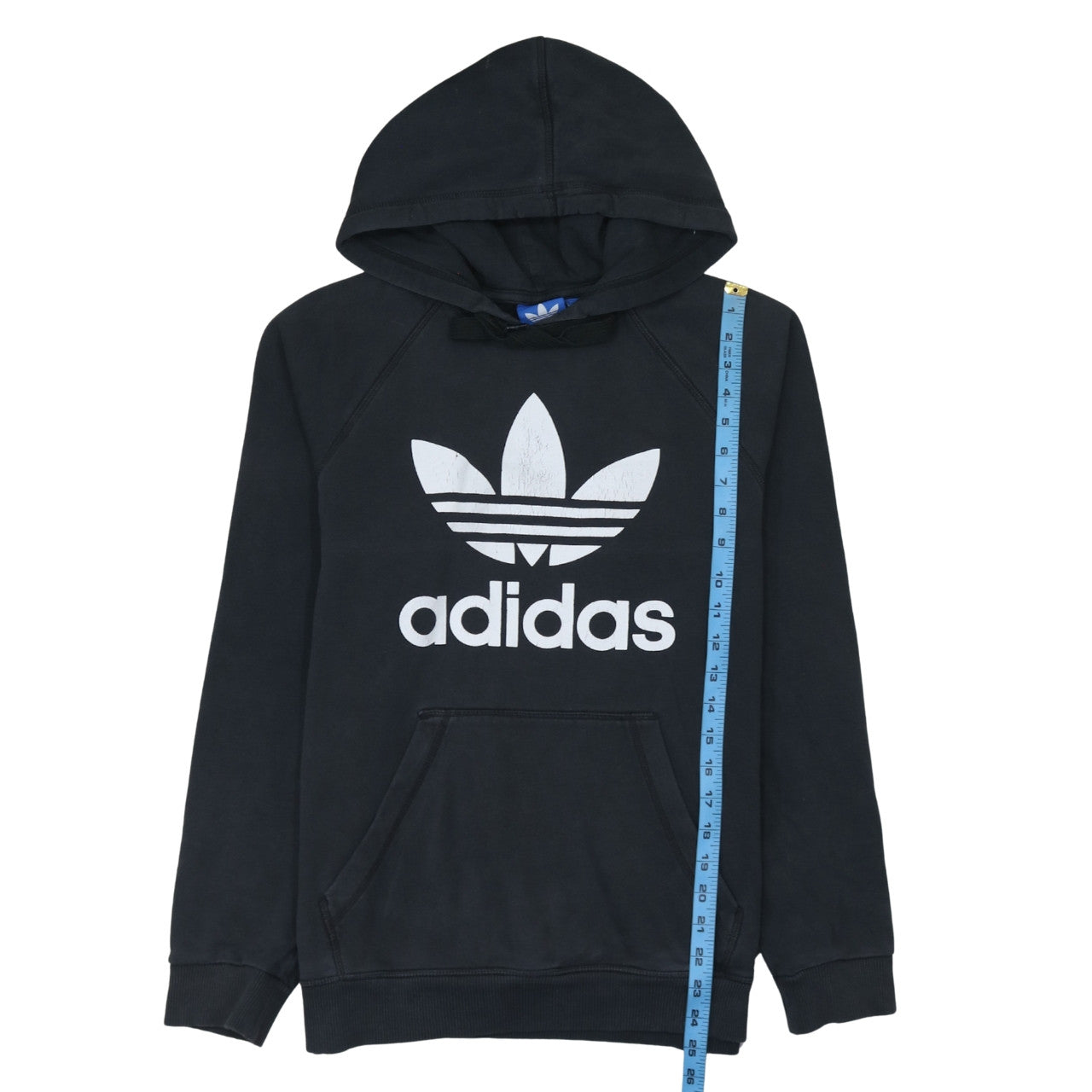 Mens UK Size M adidas Black Pullover Hoodie